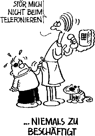 Gott ist niemals zu besch&auml;ftigt