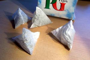 pyramiedenförmige Teebeutel pyramiedenförmige Teebeutel